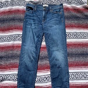 Madewell High Rise Skinny Jeans